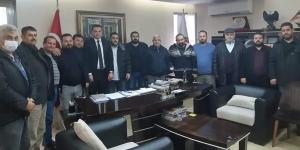 Şervis şoförlerinden Başkan Yılmaz’a destek