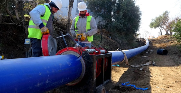 Kırıkhan eski içme suyu şebekesine veda ediyor