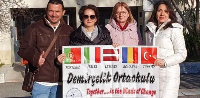 İskenderun Demirçelik Ortaokulu Öğretmenleri Portekiz’den Döndü