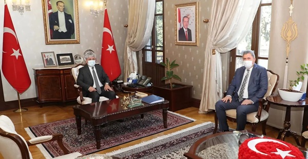 Şensöz’den Vali Doğan’a veda ziyareti