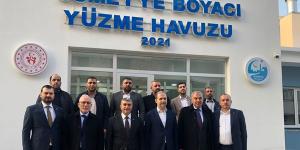 Antakya Belediyesi Sümeyye Boyacı Yüzme Havuzu’na ilk ziyaret