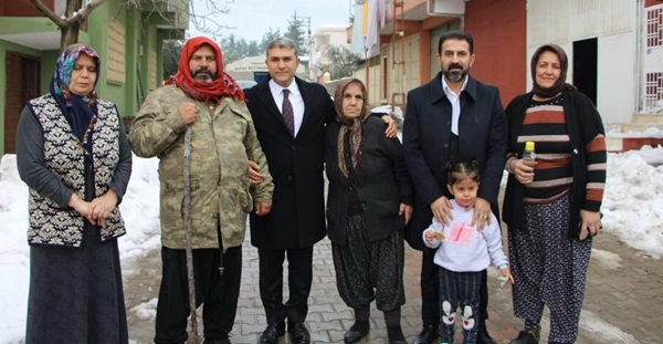 Yeşildal ve Adal afet bölgesinde