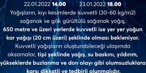 HBB’den hafta sonu buzlanma uyarısı