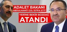 Adalet Bakanı değişti, yeni bakan Bekir Bozdağ