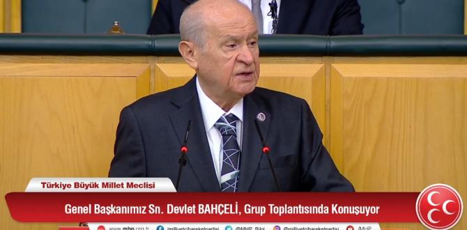 Bahçeli: Serçeysen serçeliğini bil, sakın kuzgunluğa heves etme