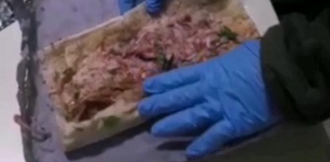 Babasının gönderdiği kebap dürümden uyuşturucu çıktı