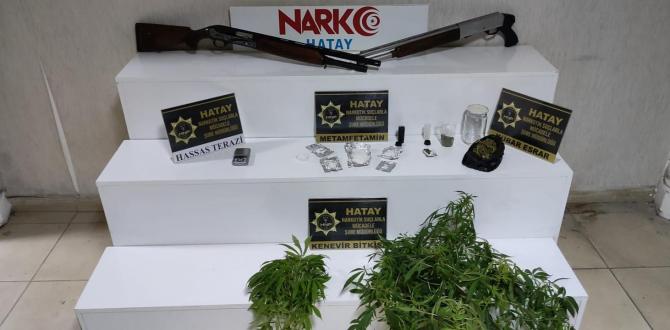 Hatay’da uyuşturucu operasyonu