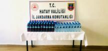 Erzin’de 49 litre kaçak içki ele geçirildi