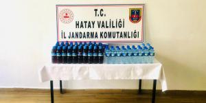 Erzin’de 49 litre kaçak içki ele geçirildi