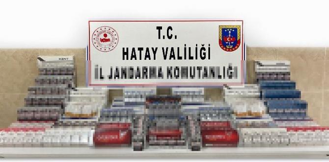 Hatay’da 6 bin 510 paket kaçak sigara ele geçirildi