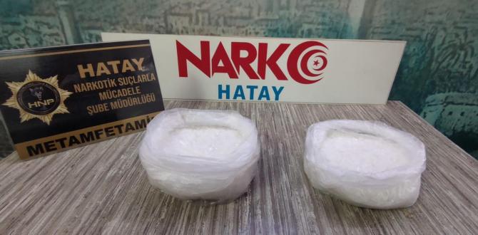 Hatay’da 2 kilo uyuşturucu ele geçirildi