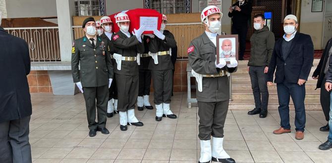 Hatay’da Kore Gazisi İbrahim Batar son yolculuğuna uğurlandı