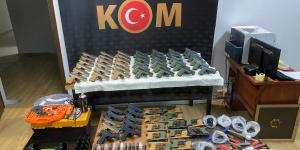 Hatay’da silah atölyesine baskın