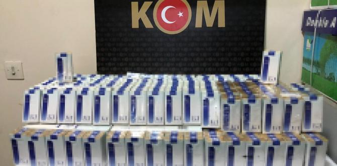 Hatay’da 390 paket kaçak sigara ele geçirildi