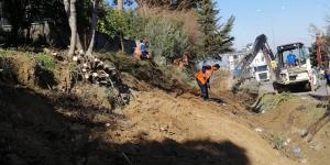 Belen’de metruk alanlar temizleniyor