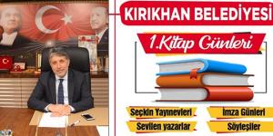 Kırıkhan Belediyesi 1.Kitap Günleri Başlıyor    
