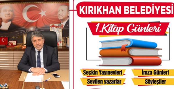 Kırıkhan Belediyesi 1.Kitap Günleri Başlıyor    