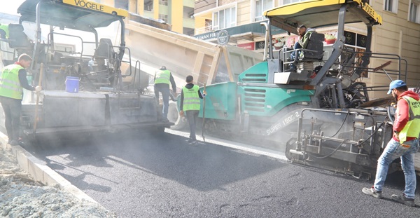 ANTAKYA FATİH CADDESİ ASFALTLANIYOR