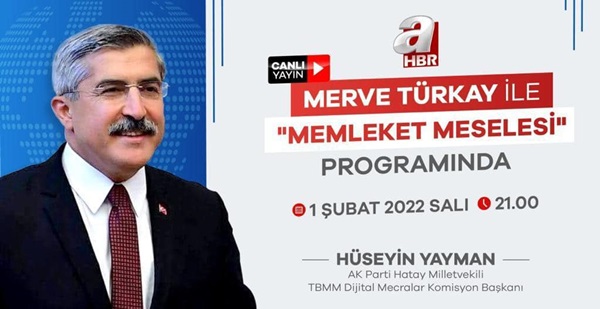 Vekil Yayman gündemi A Haber’e değerlendirecek