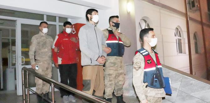 Altınözü Suriye sınırında yakalanan 3 terörist tutuklandı