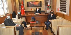 Kaymakam Gümrükçü, Sabongi ve Şener’i ağırladı