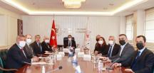 CUMHUR İTTİFAKI VEKİLLERİ ENERJİ BAKANINI ZİYARET ETTİ