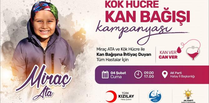 “AK Parti Hatay Miraç Ata’ya umut olacak”