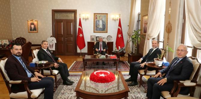 AK Parti heyetinden Vali Doğan’a ziyaret