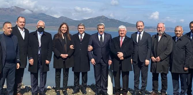 AK Parti heyeti’nden Tahtaköprü Barajı’na inceleme