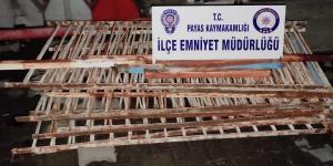 Sağlık ocağının korkuluklarını çalan şüpheliler yakalandı