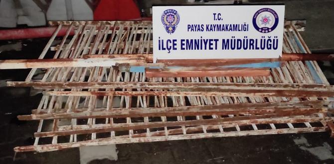 Sağlık ocağının korkuluklarını çalan şüpheliler yakalandı