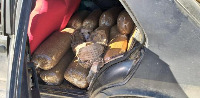 Hatay’da 180 kilogram bandrolsüz tütün ele geçirildi