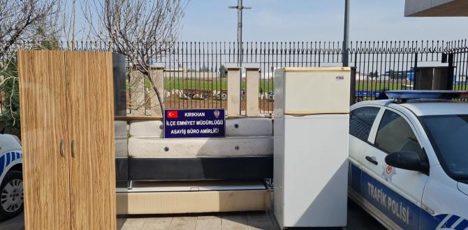 Kırıkhan Spor Tesislerinden çalınan eşyalar bulundu