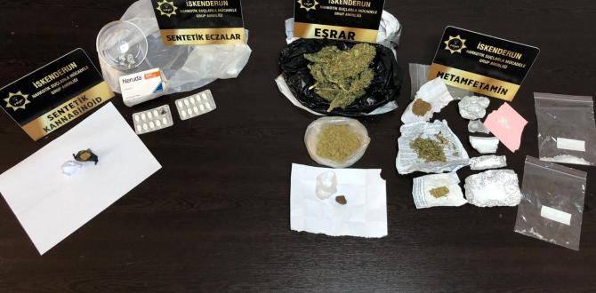 Hatay’da uyuşturucu tacirlerine operasyon: 15 gözaltı