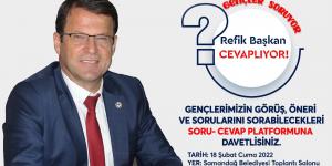 Gençler soruyor Başkan Eryılmaz cevaplıyor