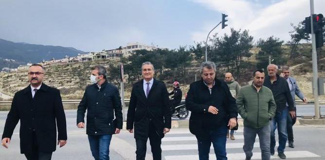 Belen’in Yoğun Trafik Noktaları İncelendi