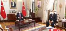 Başkan Karataş Vali Doğan ile hizmetleri görüştü