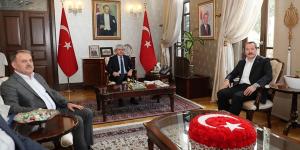 Vali Doğan, Memur-Sen heyetini ağırladı