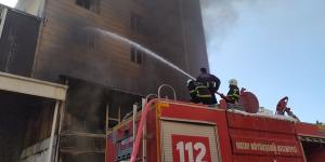 HBB itfaiyesi yangına müdahale etti