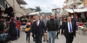 Başkan Sarı esnaf ve vatandaşlarla buluştu