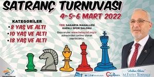 İskenderun Belediyesi satranç turnuvası başlıyor