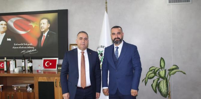 Ölmez’den Başkan Sarı’ya ziyaret