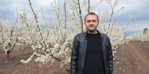 Çiçek açan meyve bahçeleri Amik Ovası’nı renklendirdi