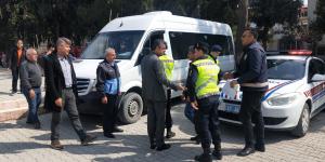 Samandağ’da öğrenci servisleri denetlendi