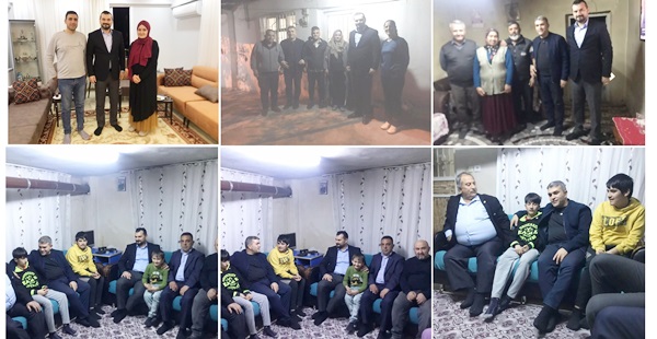 “AK Parti Antakya’da hane ziyaretleri sürüyor”