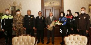 Emniyet Teşkilatı’ndan, Vali Doğan’a Ziyaret