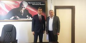 Başkan Yılmaz, İl Milli Eğitim Müdürü Çerko’yu ziyaret etti