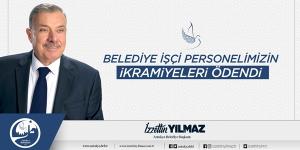 Başkan Yılmaz işçi personeli sevindirdi