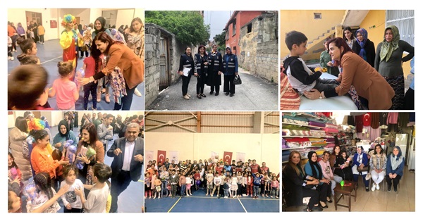 “AK Sultanlar Hatay’ı karış karış geziyor”