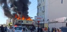 Evin terası alev topuna döndü